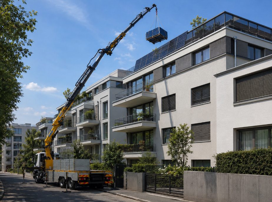Mobilkran mieten für Baustelle