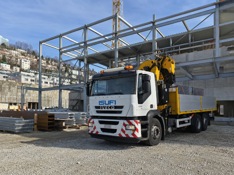 Mobilkran mieten für Metallbau